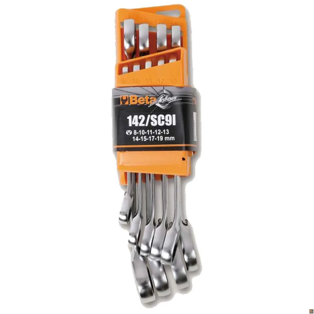 Beta 142/SC9I Serie di 9 Chiavi combinate a cricchetto reversibile – 001420087 - immagine 9
