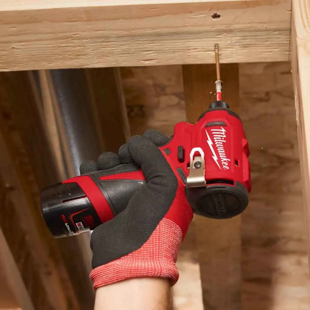 Milwaukee M12 BLIDRC-0 Avvitatore ad impulsi HEX 1/4˝ Brushless senza batteria – 4933499689 - immagine 7