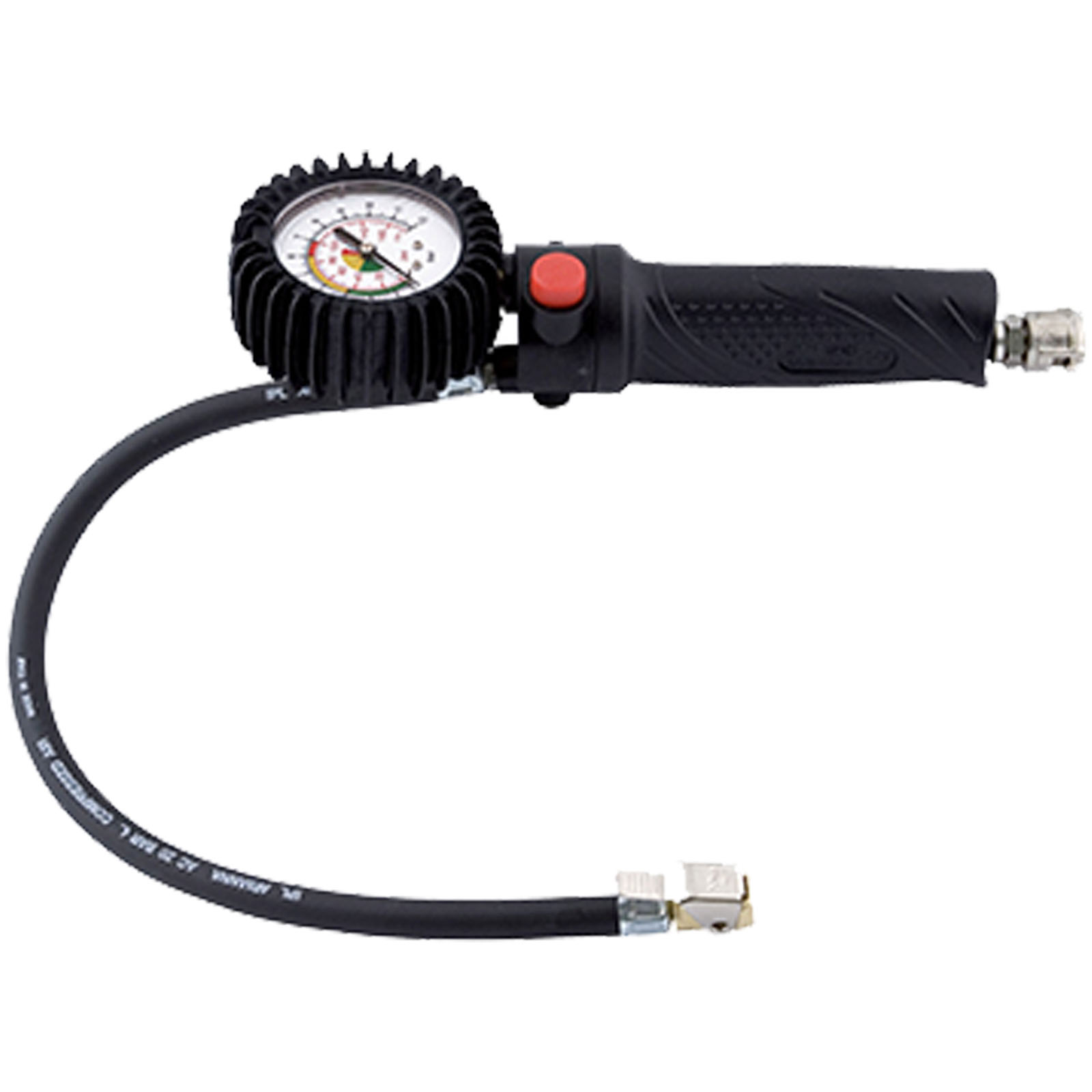 Pistola per Gonfiaggio Pneumatici ANI con Manometro 60mm per Compressore Controllo Pressione Professionale 25/E - immagine 2