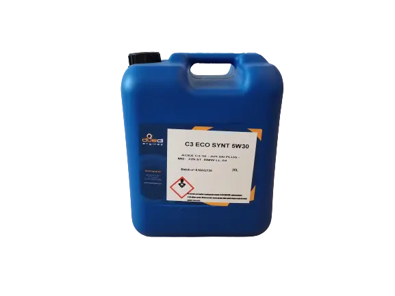 Duedi Engines – Olio per motori – Benzina – Diesel – C3 ECO SYNTH 5W30 Tanica 20 litri ad alte prestazioni