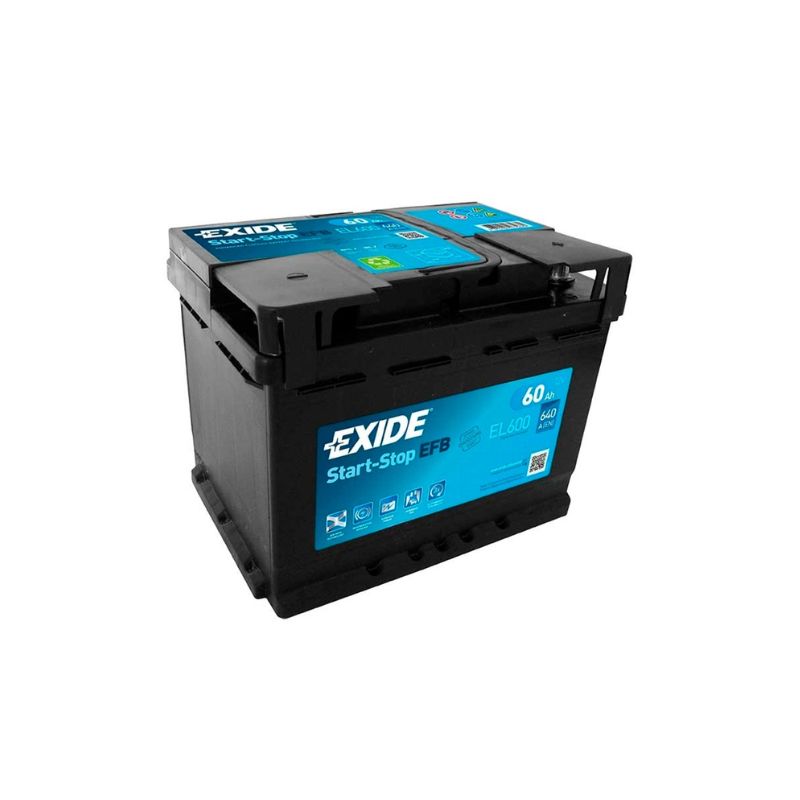 BATTERIA 60AH EN 640 START-STOP EFB EXIDE