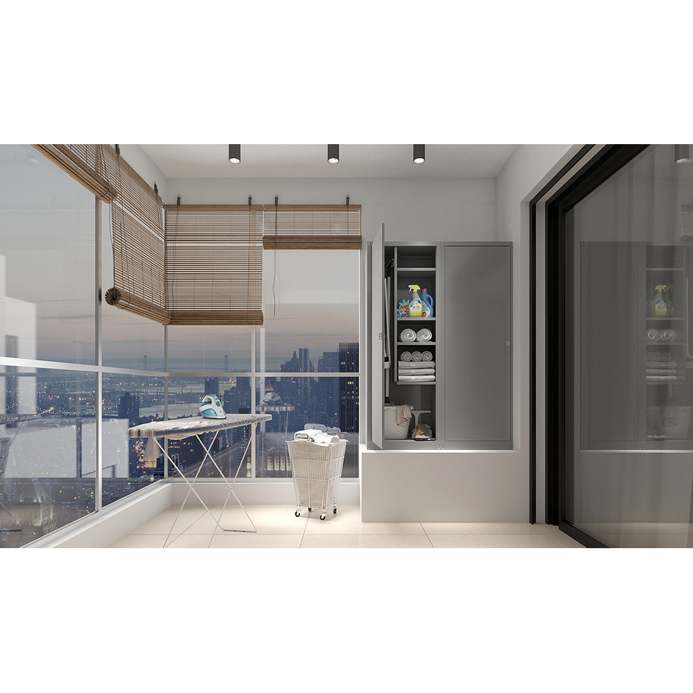 Tetto inclinato cm. 60x40x20h in metallo Grigio – Grima in kit di facile montaggio - immagine 4